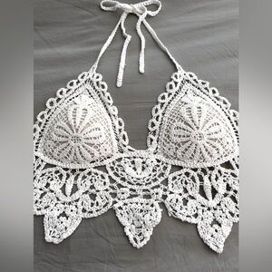Boho Crochet Halter Top
